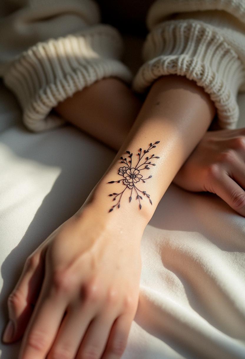 wrist tattoo for women