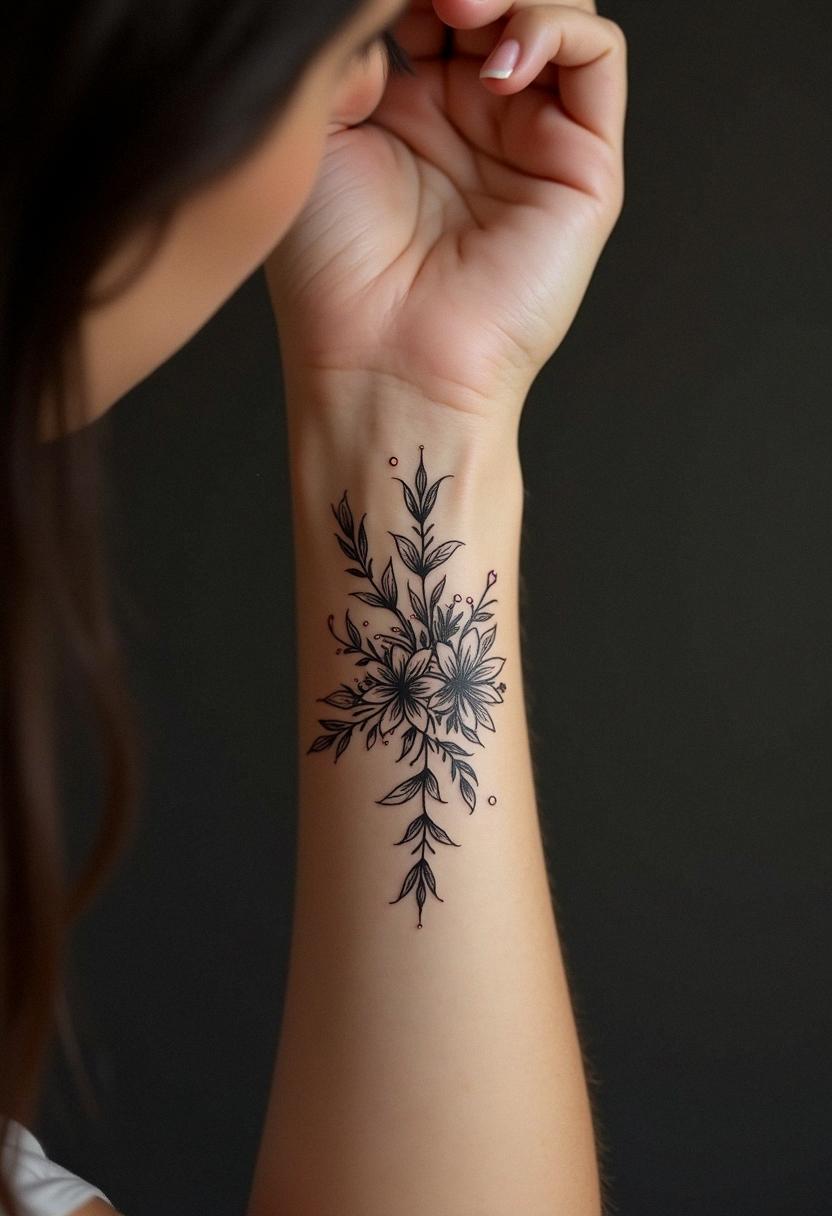 wrist tattoo for women