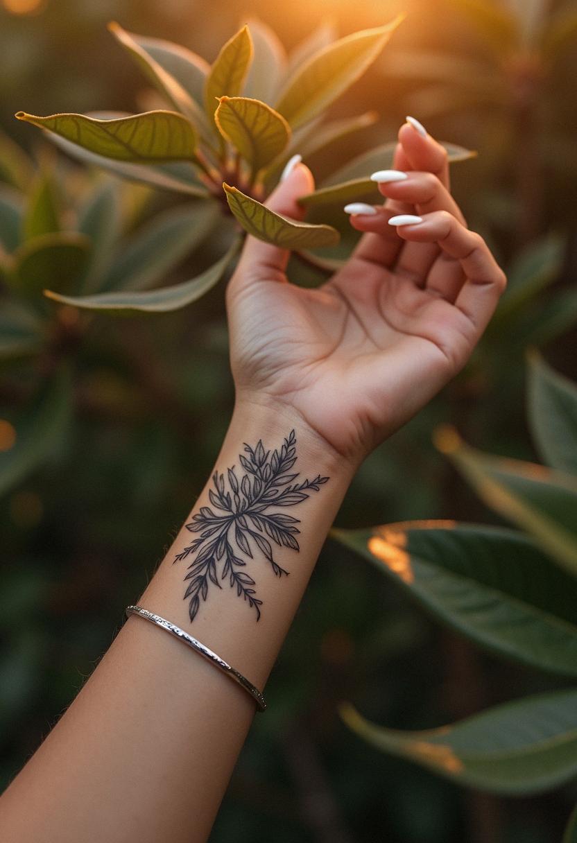 wrist tattoo for women