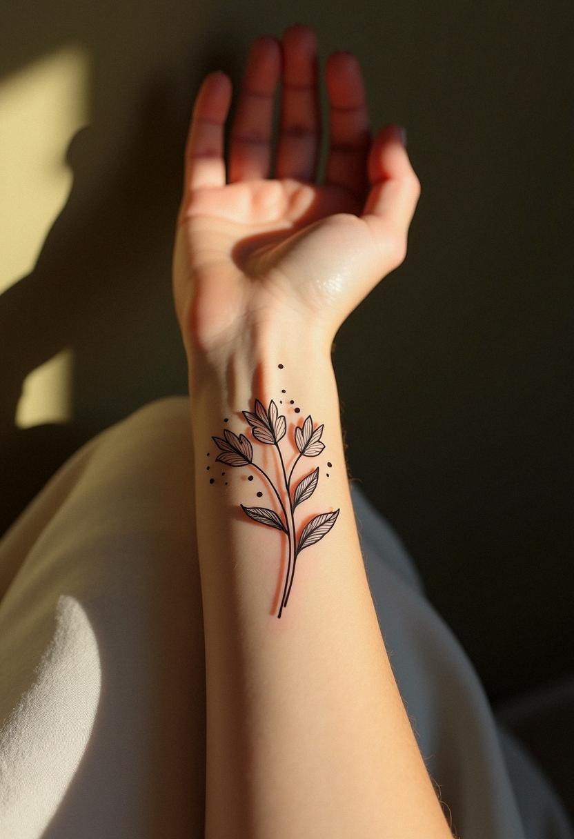 wrist tattoo for women