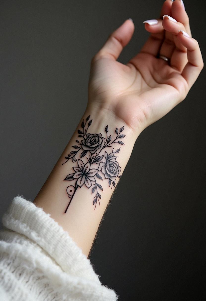 wrist tattoo for women