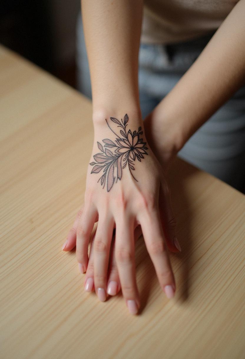 wrist tattoo for women